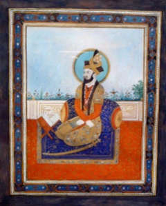 Portrait of Humayun, posthumously painted c. 1700 He was an avid astrologer.